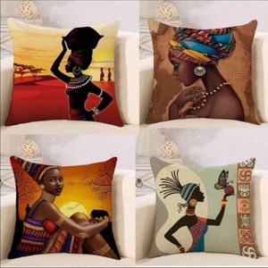 African Indian Style Throw Pillow Covers Brand New